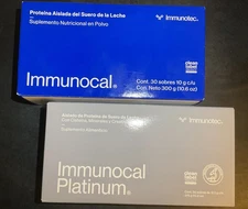 1 Immunocal Classic ( Blue ) & 1 Platinum : 2 BOXES - 60 Pouches + fast ship