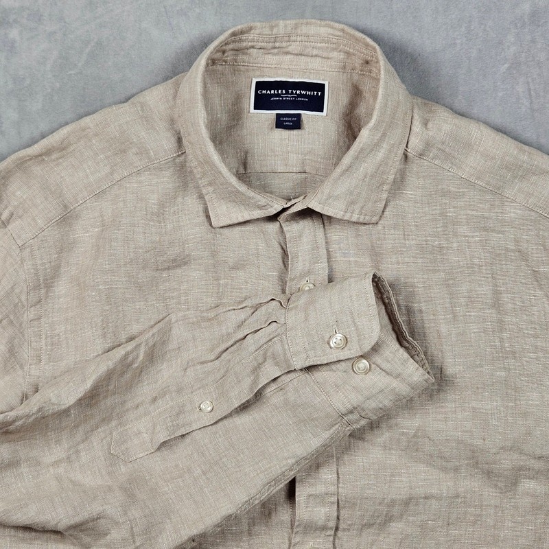 Charles Tyrwhitt linen button-up shirts - Highly rated Buy It For Life recommendation