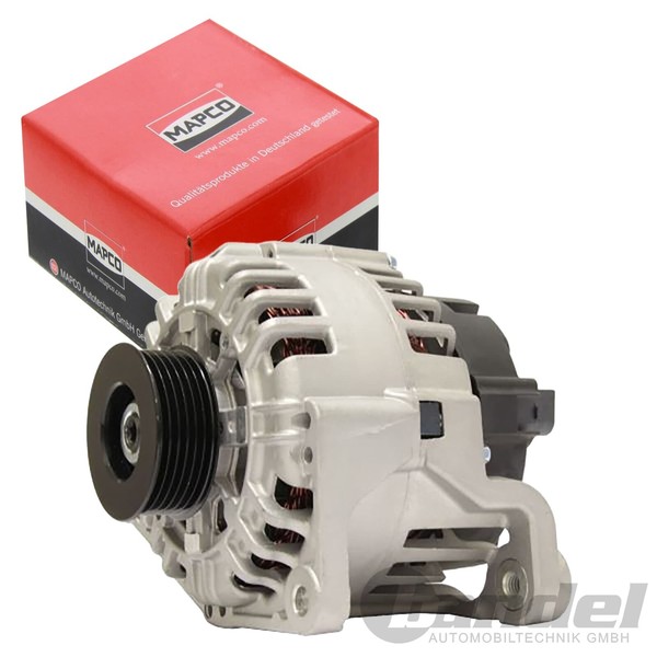 Mapco Lichtmaschine Generator 140A Passend FüR Audi A4 A6 Allroad Skoda Superb-image