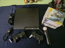 BSony PS3 Slim CECI2001B 250GB 11 Games 3 Cnt...