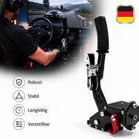 Gaming Handbrake USB Handbremse PC Einstellbar Linear FüR Racing Games Schwarz