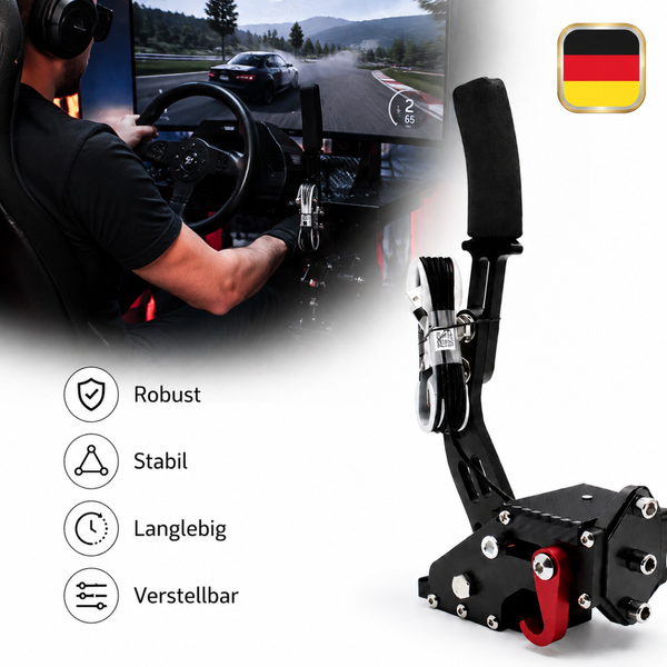 Gaming Handbrake USB Handbremse PC Einstellbar Linear FüR Racing Games Schwarz-image