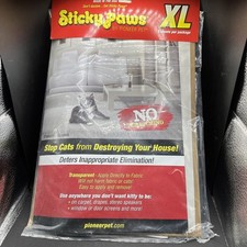 Sticky Paws XL 5 Sheets Stop Cats Destroying Furniture Anti Scratch Cat Training