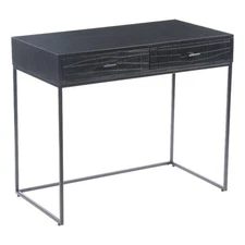 Moe's Home Collection Atelier Contemporary Wood Desk in Black
