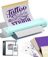 Portable Bluetooth Tattoo Stencil Printer Thermal Transfer, 600dpi, App Control