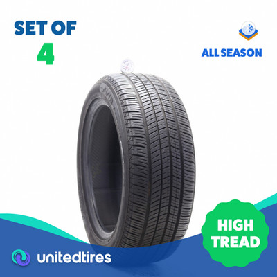 Set of (4) Used 215/55R17 Yokohama Avid Ascend GT 94V - 8-9/32
