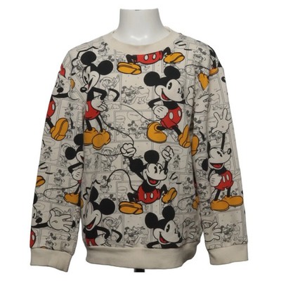 H&M, Sweatshirt, Größe: 134, Beige/Mehrfarbig, Baumwolle/Polyester, Print #FWE