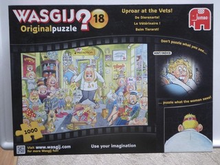 WASGIJ Puzzle 1000 Teile Original Puzzle 18 "Aufruhr bei den Tierärzten!"