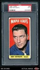 1964 Topps #86 Andy Bathgate Maple Leafs HOF PSA 5 - EX