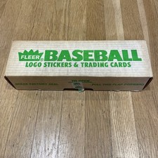 1988 Fleer Baseball Card Set Full Base Set + Stadium Cards OG Factory Box
