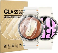 4PCS Screen Protector for Samsung Galaxy Watch 7/6/5/4 40mm Tempered Glass