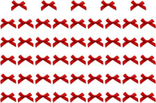 Mini Satin Ribbon Bows Flowers Boutique for Sewing Scrapbook Card Making Wedding