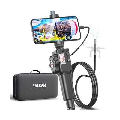 Two-Way Articulating Borescope For Smartphone,Ralcam 8.5mm/0.33''Endoscope Camera