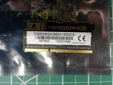 Corsair 4Gb 204 pin PC3-12800 1600Mhz Memory RAM Sodimm CMSX8GX3M2A1600C9