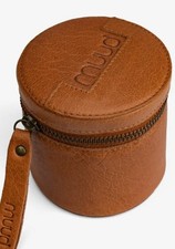 muud Helsinki XL custodia in pelle per aghi e accessori 9,5 x 9 cm whisky - nuova confezione originale 