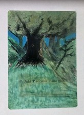 MTG - Fourth Edition - #176 Forest (C) -  ALTERED 