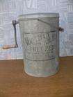 Antique 1910 North Pole Alaska Freezer Metal 2 Qt Ice Cream Maker Winchendon USA