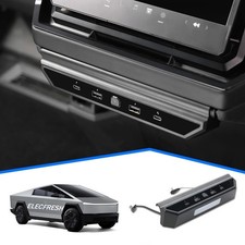 ELECFRESH for Cybertruck Accessories Rear Seat USB Hub, Fast Charger Docking ...