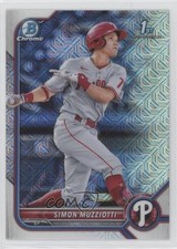 2022 Bowman Chrome Prospects Mega Box Mojo Refractor Simon Muzziotti #BCP-40 uk2