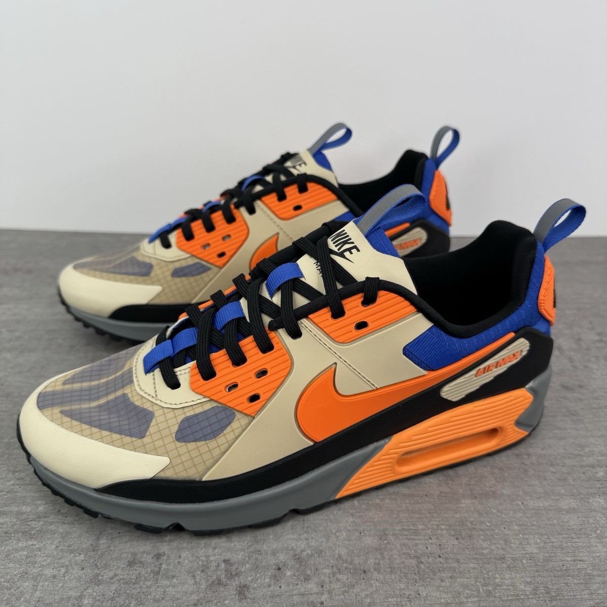 Nike Air Max 90 Drift 'Mowabb' Beige/Blue/Orange FB2877-200 Men's Size