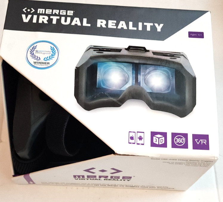 Merge VR Headset - Augmented Reality and Virtual Reality Headset, Play Education