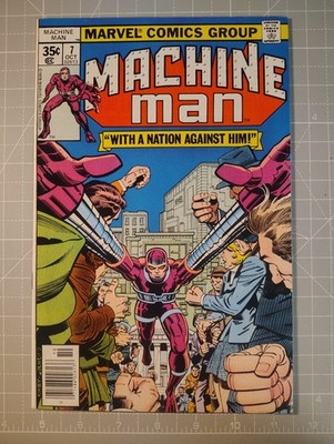 Machine Man7 1st App Power Broker Kirby Marvel 1978