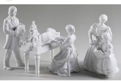 Department 56 Winter Silhouettes Carols Around the Spinet - 4 pc. set
