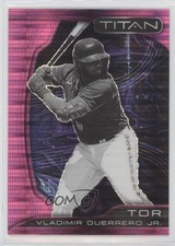 2022 Panini Chronicles Titan Pink Pulsar Prizm Vladimir Guerrero Jr #25 ll2