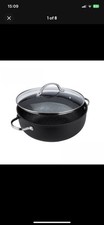 Prestige Scratch Guard Casserole Pot with Lid Induction Safe Cookware - 28cm