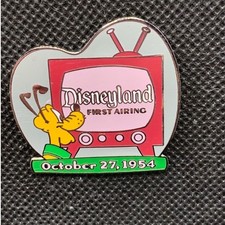 1999 Vintage Pluto Disneyland First Airing Disney pin 1954 Disney Store