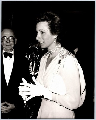1985 Princess Anne Charity Gala Me & My Girl London Theater Foto Vintage Presse
