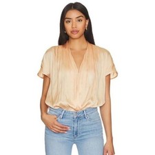 PAIGE DIJON BODYSUIT Light Orange Peel Size Medium