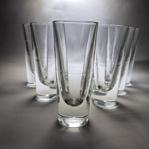 6 Murano Carlo Moretti Highball Glasses ITALIAN BRUNCH 5⅞" 100ml 80s 14.5cm - Picture 2 of 6
