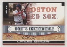 2002 Fleer Genuine Bat's Incredible Manny Ramirez #BI7 00ah