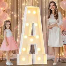 4 FT Marquee Light Up Letters, Marquee Letters 4 Feet Tall, Giant Mosaic Ligh...