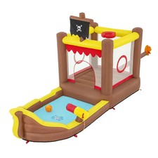 H2OGO Pirate Ship Kids Inflatable Water Park  Bounce House Ages 3