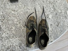 Vans Authentic Lo Pro Canvas Shoes Camo Olive Mens 6.5 Womens 8 Camouflage