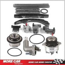 Kit de cadena de distribución admisión VVT piñón bomba de agua termostato para 03-07 Nissan 3,5 L