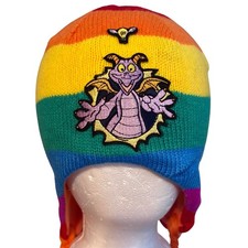 Disney Parks Figment Dragon Beanie Adult OS R...