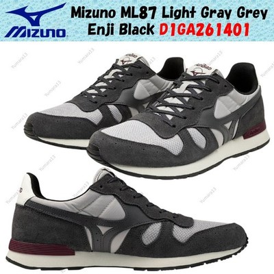 Mizuno ML87 Light Gray Grey Enji Black D1GA261401 Men's Size