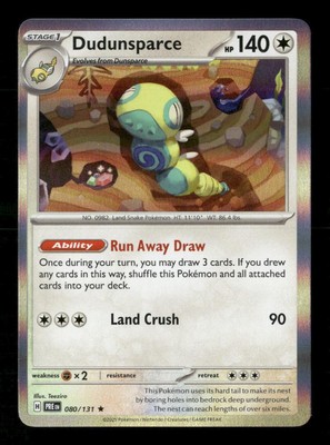Dudunsparce Holo #080/131 SV: Prismatic Evolutions Pokemon