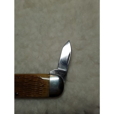 Case XX Folding Pocket KNIFE Elephant Toenail 62050 Light Brown
