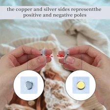 32 Pairs 1.18 Inch Invisible Hidden Sew Magnetic Snap,PVC Strong Magnetic Clo...