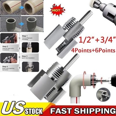 Integrated Internal & External Pipe Threading Tool,PVC Pipe Thread Cutting Tool~