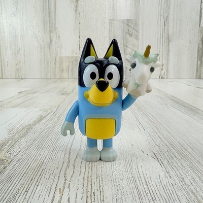 Bluey Unicorse and Bandit Figure Puppet Toy Replacement Unicorn Moose Toys NEW