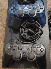 PS2 Tested Works Black Sony PlayStation 2 