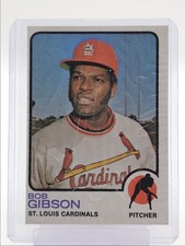 BOB GIBSON 1973 TOPPS BASEBALL ST. LOUIS CARDINALS #190 Q6494