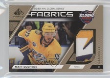2023 Upper Deck SP Game Used 2022 Global Series Fabrics 1/35 Matt Duchene Patch