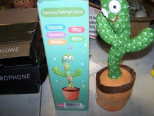 Dancing Talking Cactus Mimicking Toy,Talking Repeat Singing Sunny Cactus Toy 120