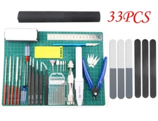 BXQINLENX Professional 33 PCS Gundam Model Tools Kit Modeler Basic Tools Craft J